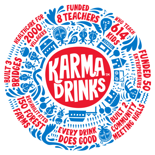 Organic Fairtrade Fizzy Mixed Pack - Box of 4