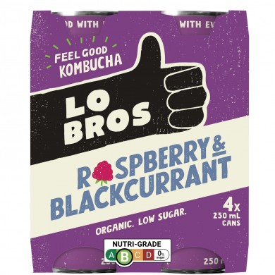Raspberry & Blackcurrant (4 x 250ml)