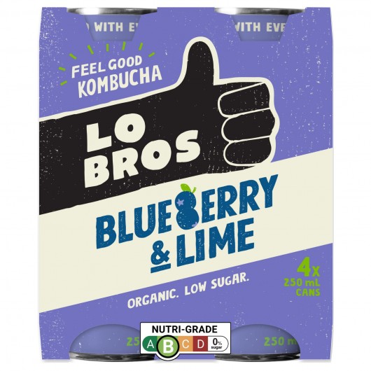 Blueberry & Lime (4 x 250ml)