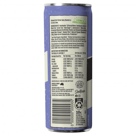 Blueberry & Lime (4 x 250ml)