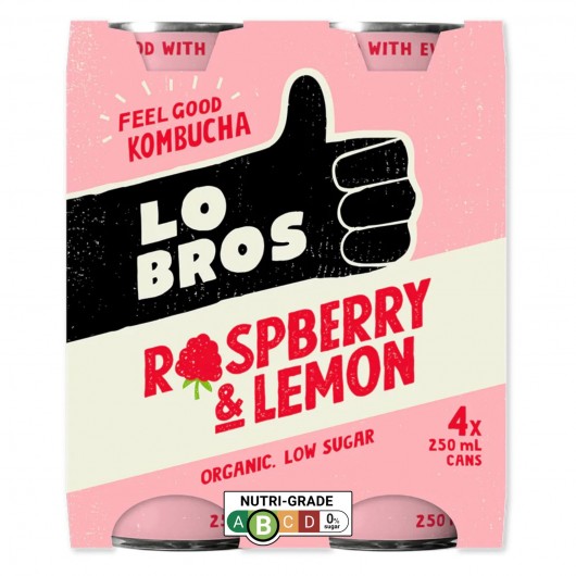 Raspberry & Lemon (4 x 250ml)