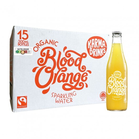 Organic Sparkling Blood Orange Drink 15-Pack