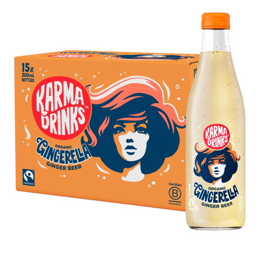 Organic Fairtrade Gingerella Ginger Ale 15-Pack