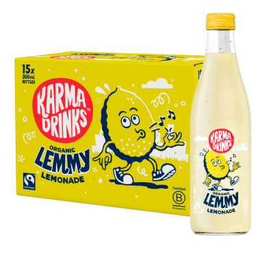 Karma Drinks Organic Fairtrade Lemmy Lemonade 15-Pack
