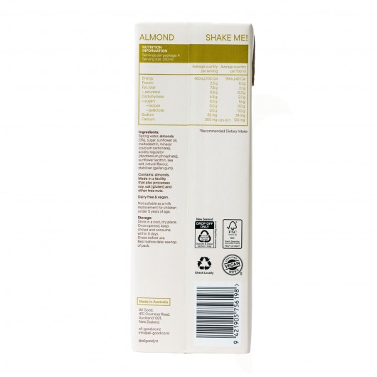 All Good Barista Almond Milk (6 x 1 Litre)
